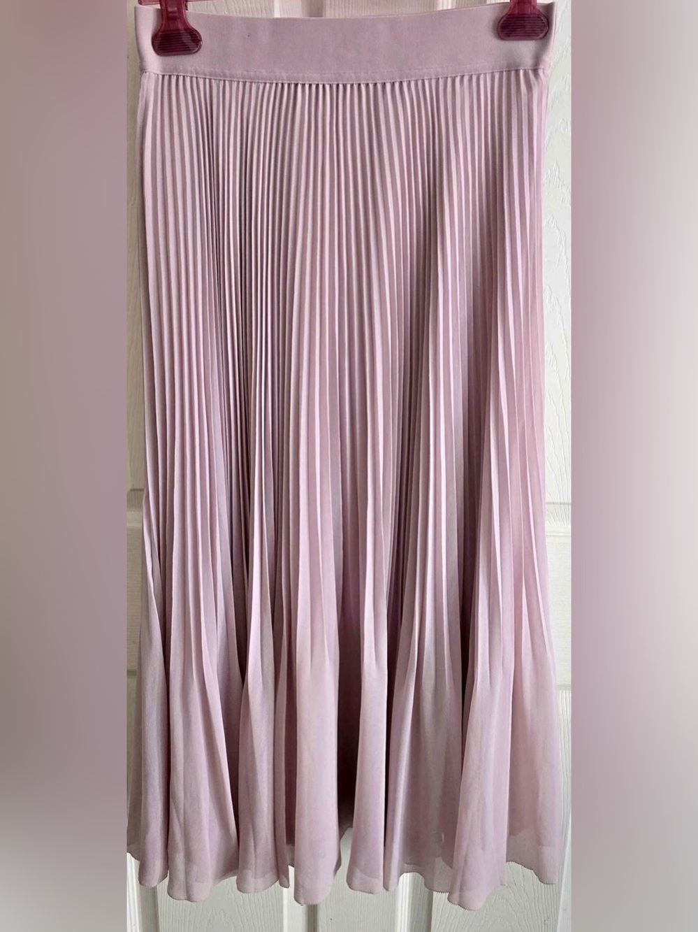 Wilfred Twirl Skirt Pleated Maxi Skirt in Pink Size Medium